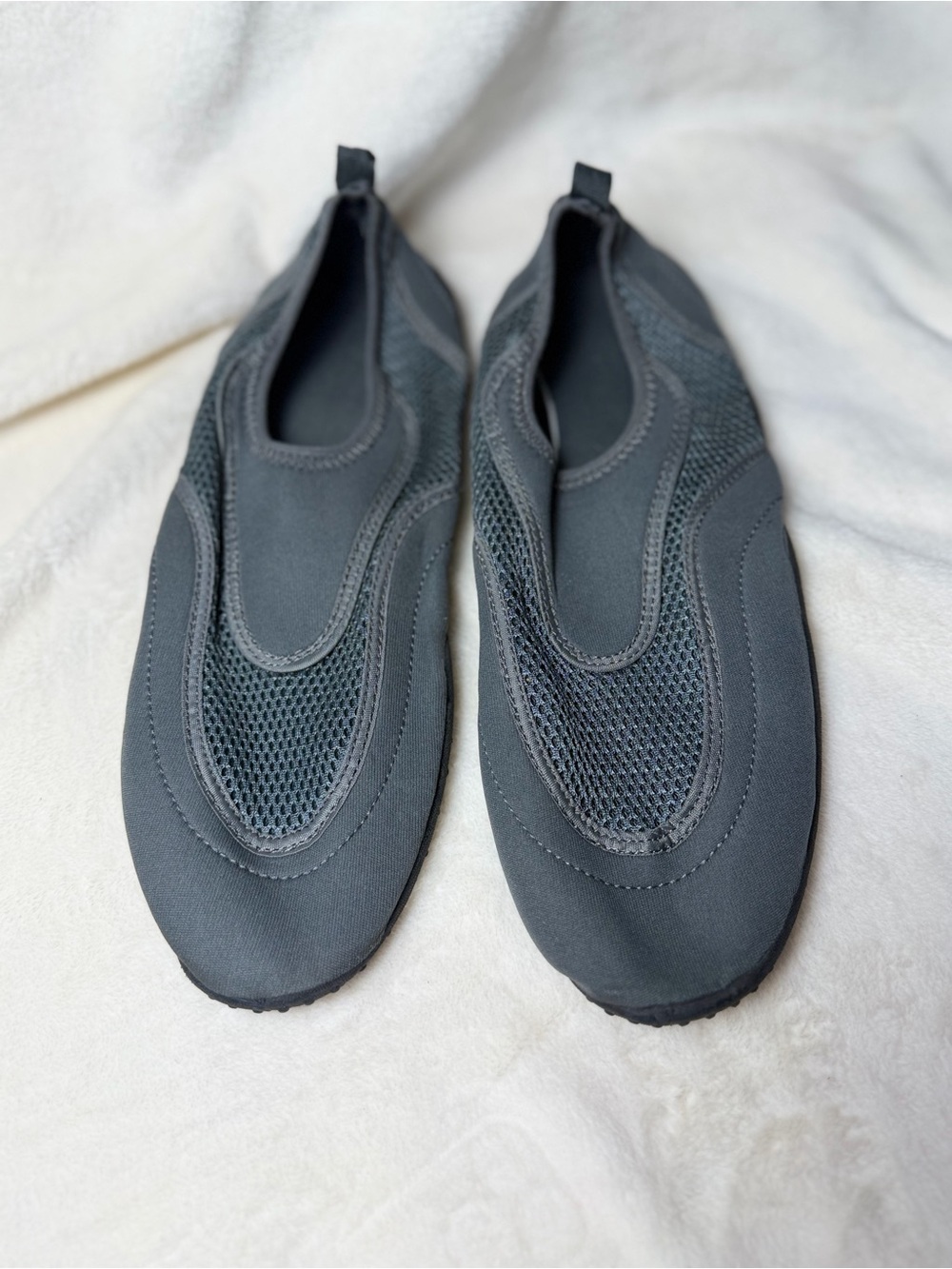 Men's Black Water-Ready Slip On Aqua Shoes